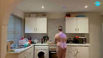 Young Teen Strips While Tidying Up
