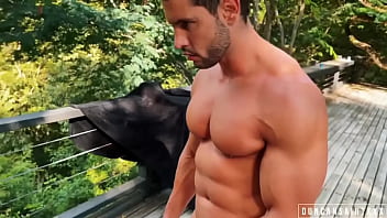 Duncan Saint Enjoys A Passionate Encounter With Sara Blonde Outdoors