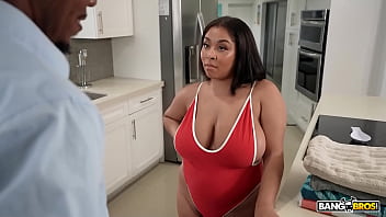 Juliana Dreams Receives A Sensual Oil Massage And Titty Fuck From Her Stepdad On Bangbros