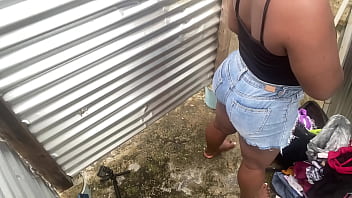 Amateur Beach Cabin Camera In Lycra