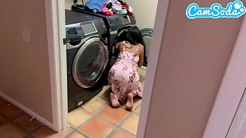 Caught In A Steamy Moment With My Stepsister During Laundry Time