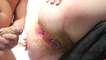 Exhausted Lora Receives Rough Treatment On Her Hairy Pussy And Tight Asshole.