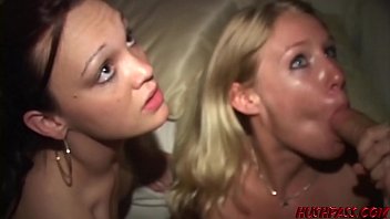 Wild Party Ends With Hot Girls Getting Pounded And Covered In Cum