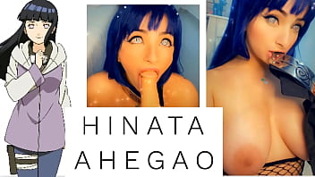 Hinata’s Pleasured Expression – Busty Cosplayer In Naruto-themed Blowjob Scene