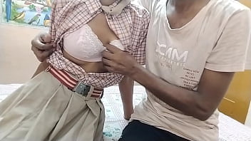 Charming Indian Schoolgirl In Intimate Moments