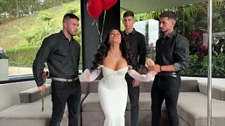 Steffy Moreno’s Intense Valentine’s Day Gangbang With Dp And Anal Action