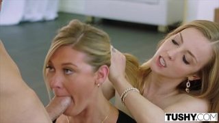 Executive Pushes Her Assistant To Explore New Boundaries In The Office
