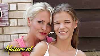Experienced Lesbian Woman Entices Young Girl And Pleasures Her With A Toy