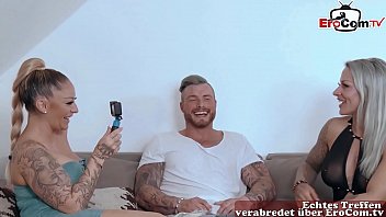 German Athletic Milfs In A Steamy Ffm Anal Threesome With Tattoos