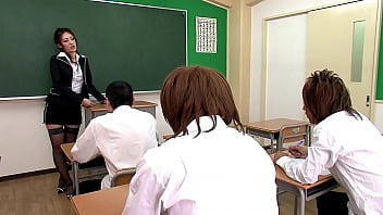 A Provocative Japanese Teacher Engages With Students Before Landing In A Risqué Medical Scenario