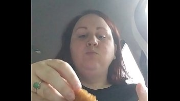 Curvy Woman Enjoys A Meal In Her Vehicle As An Admirer Approaches