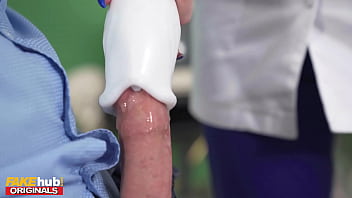 Insatiable Nurse Craves Semen Samples And Anal Attention