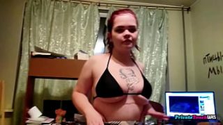 Voluptuous Russian Woman Enjoys Passionate Encounter