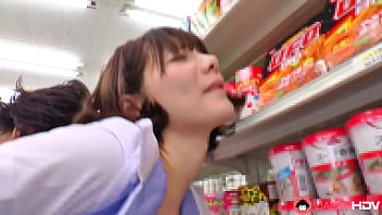 Airi Miyazaki Performs Explicit Acts In A Public Shop Without Censorship.