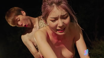 Li Zhiyan Engaged In Intense Intercourse With A Man In The Forest.