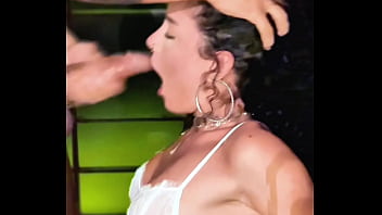 Brunette Latina With Natural Breasts Gives Intense Deep Throat