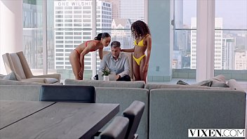 Sizzling Threesome With Seductive Duo Alexis And Scarlit