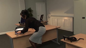 Kerry Louise Submits To Her Superior On The Office Desk